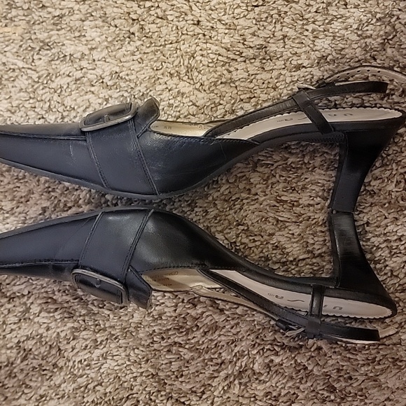 Unisa Black Heeled Shoes with Buckle Detail - Picture 2 of 4